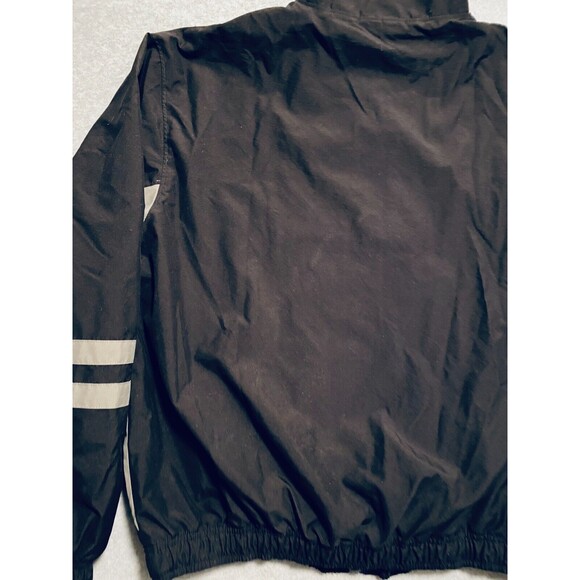 Champion Windbreaker Jacket Men's Large Black Gray Mesh Lined Authentic Full-Zip - Picture 13 of 14